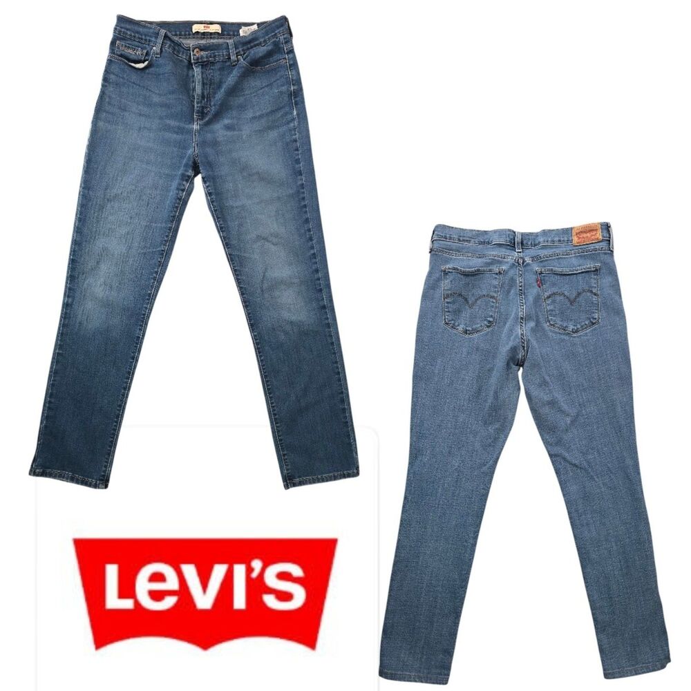 Levi’s 311 Shaping Skinny Jeans Women’s 32” Waist Medium Wash Stretch Denim